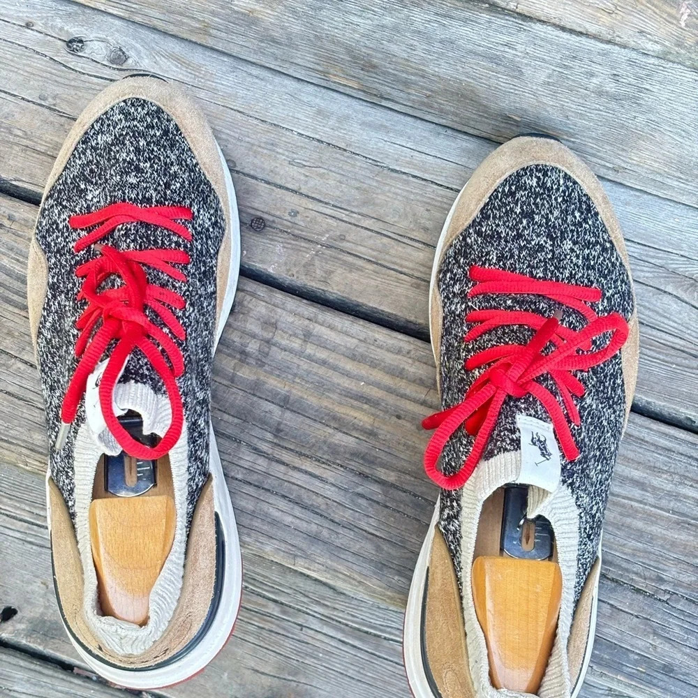 Polo Ralph Lauren Trackster 200II Suede-Trim Sock Sneakers